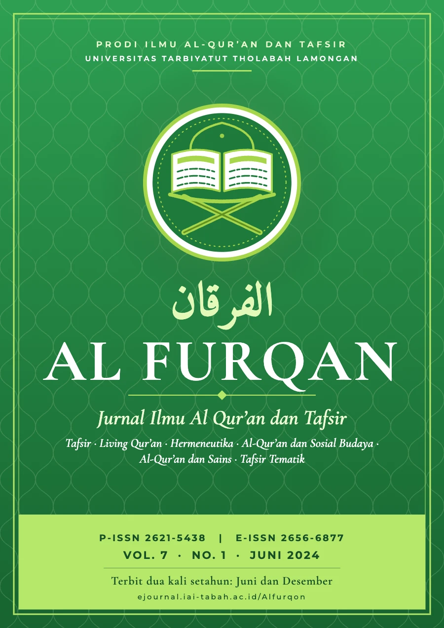 Sampul Al Furqan, VOL. 7 · NO. 1 · JUNI 2024
