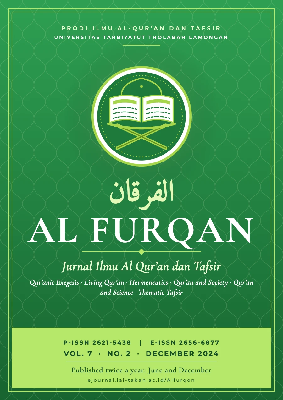 Cover of Al Furqan, VOL. 7 · NO. 2 · DECEMBER 2024