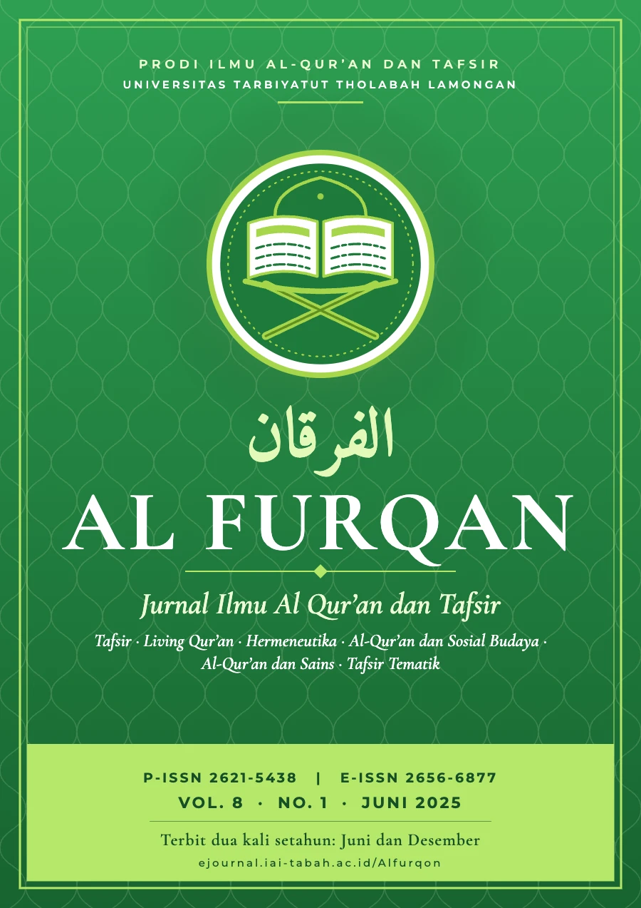 Sampul Al Furqan, VOL. 8 · NO. 1 · JUNI 2025