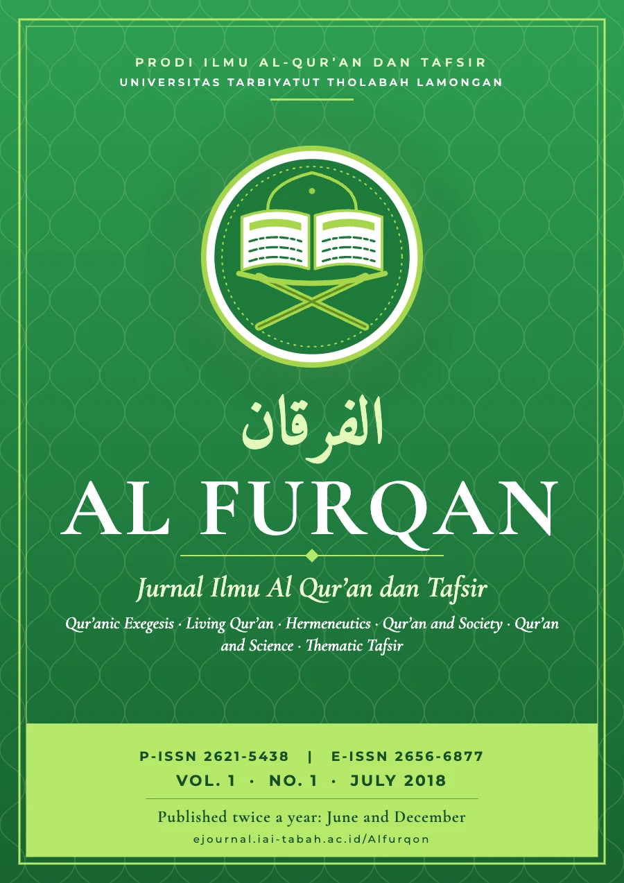 Cover of Al Furqan, VOL. 1 · NO. 1 · JULY 2018