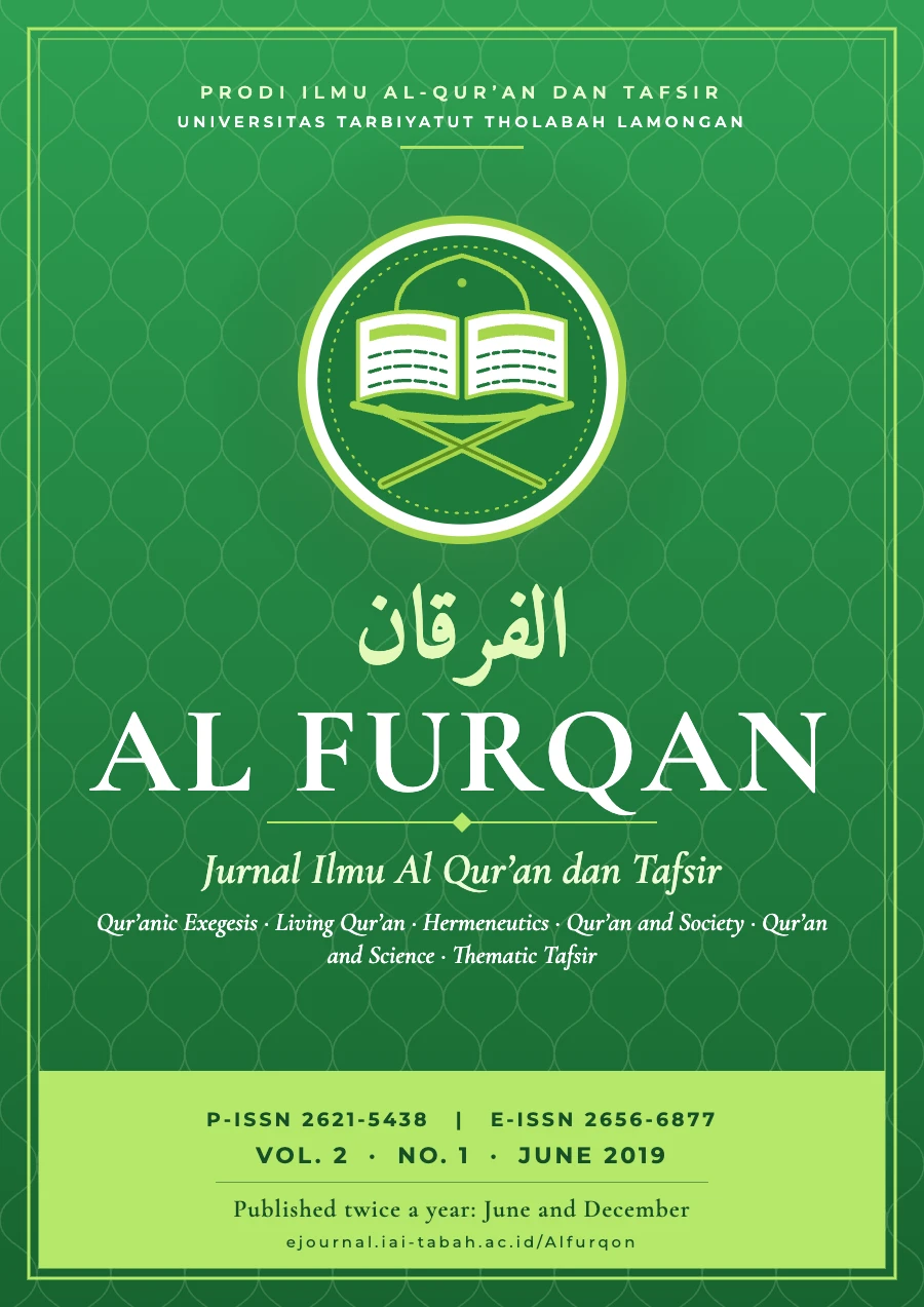 Cover of Al Furqan, VOL. 2 · NO. 1 · JUNE 2019