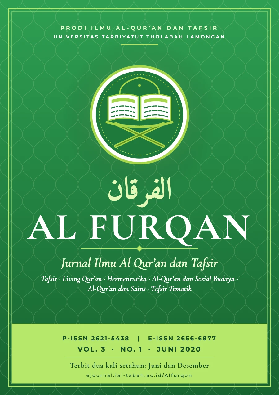 Sampul Al Furqan, VOL. 3 · NO. 1 · JUNI 2020